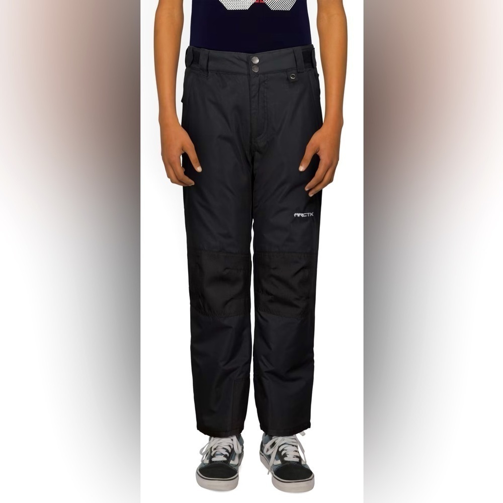 NWT ARCTIX Youth Reinforced Snow Pants Black